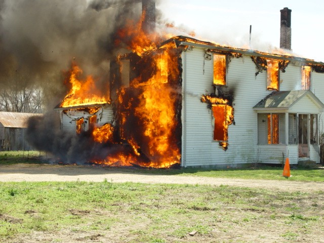 We're done... let 'er burn!
