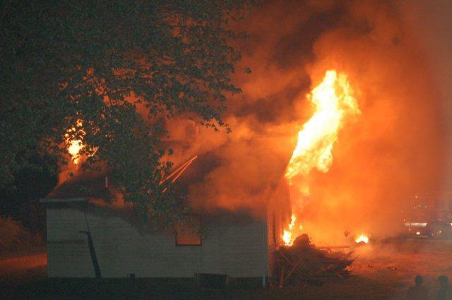 House Burn, Mattapany Road - Aug. 2010