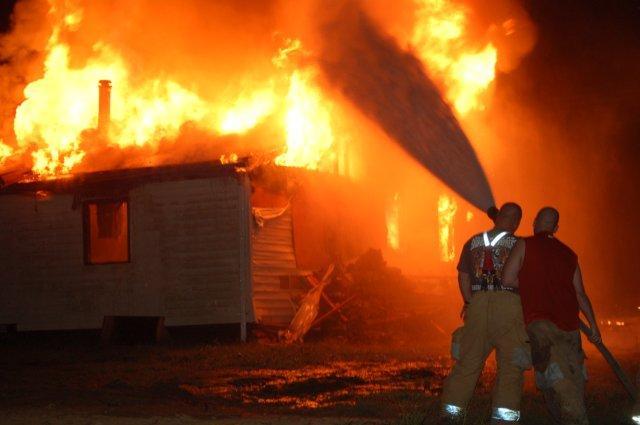 House Burn, Mattapany Road - Aug. 2010
