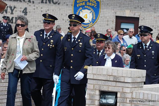 Dedication of the Ridge Volunteer Fire Department's Memorial to its ...