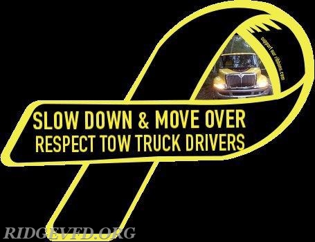 Move Over for Fire / Rescue, Police and Now Tow Trucks : It's The Law ...