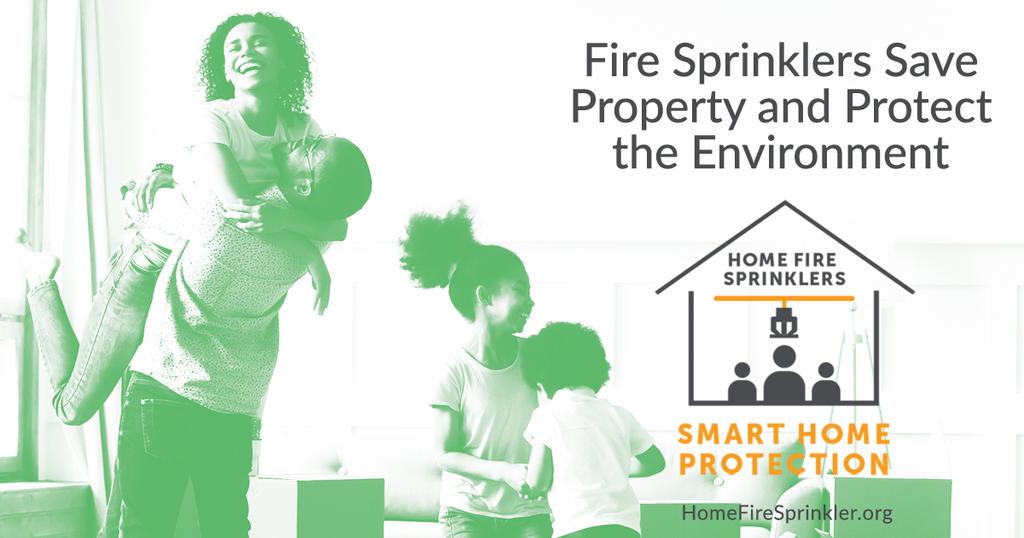 Home Fire Sprinkler Week Fire Sprinklers are Smart and Green Ridge