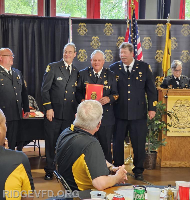 Past Chief Keith Raley recognized for 50 years of Service